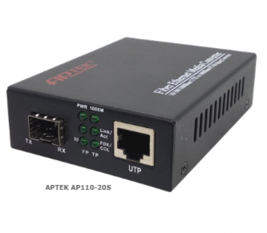 Chuyển đổi quang điện Media Converter  APTEK AP110-20S