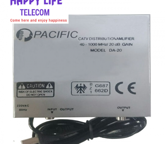 Khuếch đại truyền hình cáp Pacific Da20