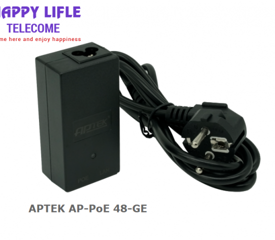 Nguồn Adapter PoE AP-PoE 48-GE APTEK