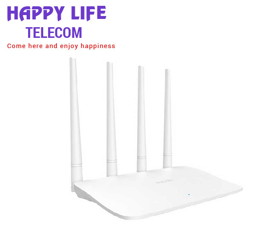 Phát Wifi Tenda F6 Chính hãng (4 anten 5dBi, 300Mbps, Repeater, 3 port 100Mpbs)