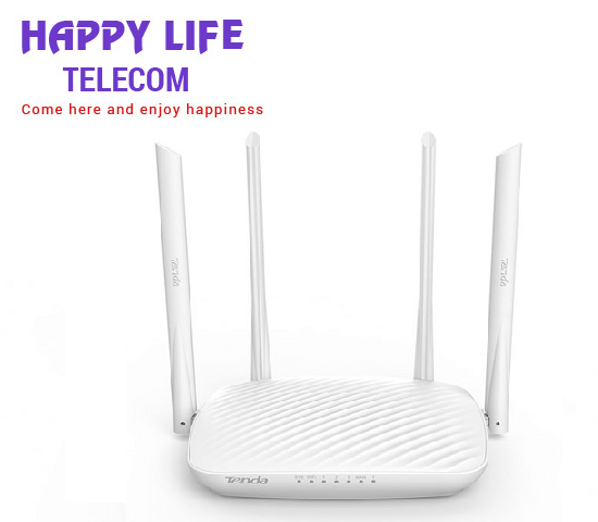 Phát Wifi Tenda F9 Chính hãng (4 anten 6dBi xuyên tường, 600Mbps, Repeater, 3 port 100Mpbs)