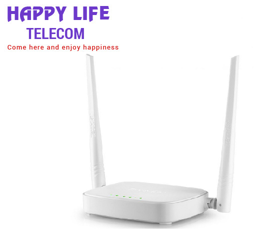 Phát Wifi Tenda N301 Chính hãng (2 anten 5dBi, 300Mbps, Repeater, 3 port 100Mpbs)