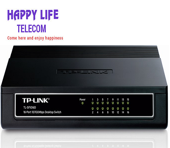 Switch TP-Link TL-SF1016D 16 port Chính hãng (100Mbps)