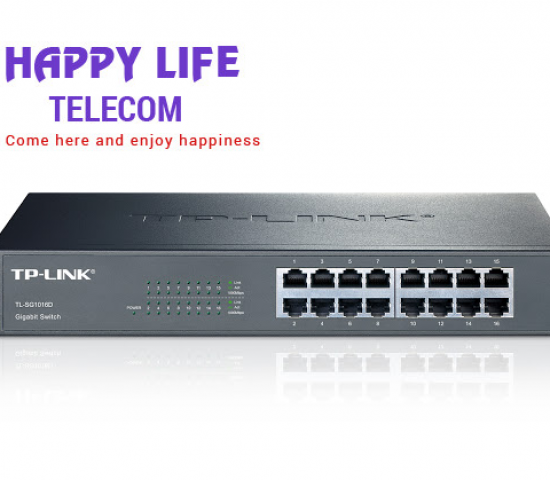 Switch TP-Link TL-SG1016D 16 port Gigabit Chính hãng (1.0Gbps)