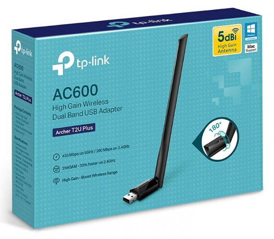 USB Wifi Tp-Link T3U Plus Băng tần kép AC1300