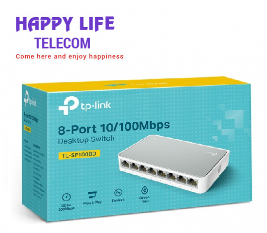 Switch TP-Link TL-SF1008D 8 port Chính hãng (100Mbps)