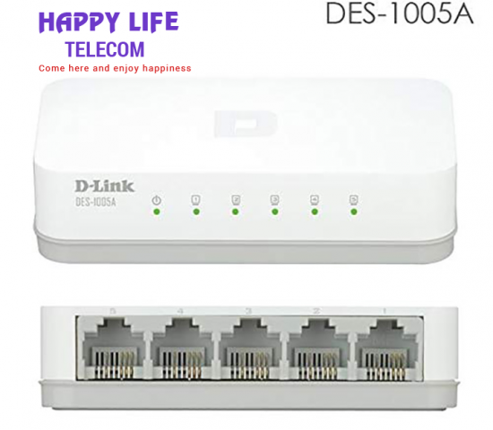 Switch D-Link DES 1005C 5-Port 10/100 Mbps