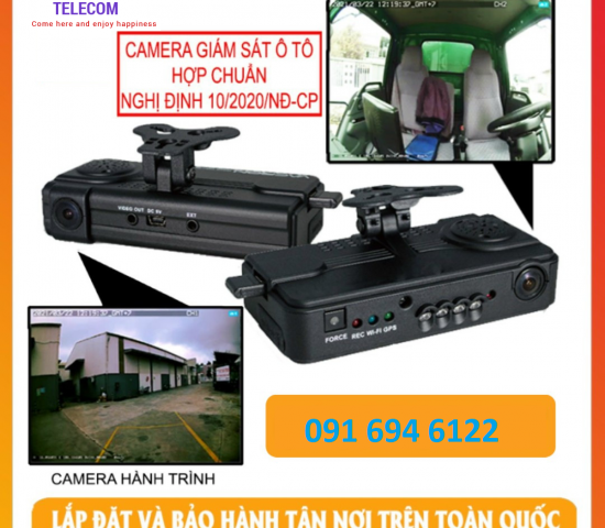 Thiết bị Camera hành trình XBX-DVR/2CAM-4G phù hợp NĐ10/2020